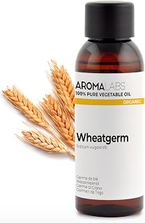 ORGANIC - WHEATGERM Oil - 50mL - 100% Pure, Natural, Cold Pressed and AB Certified - AROMA LABS (French Brand)