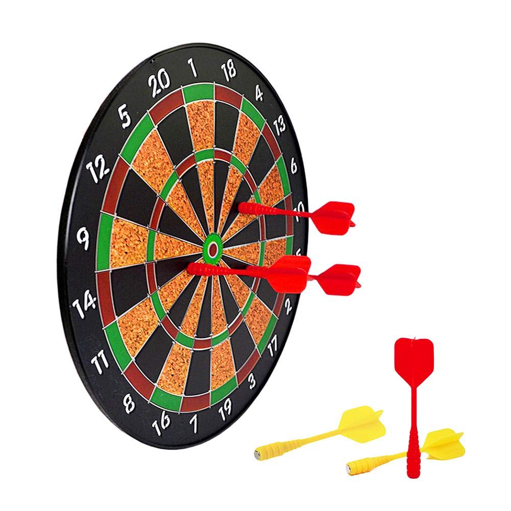 Buy Ecisi Safe Dart Board Game for Kids with 6 Darts