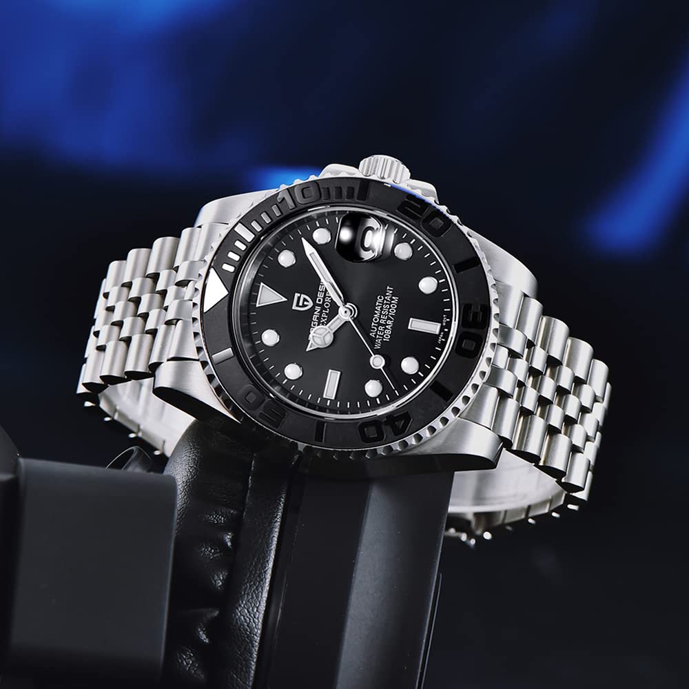 Pagani Design Orologio Uomo Automatico NH35 Meccanico 100M Impermeabile Moda Classico Yacht Orologi Da Polso