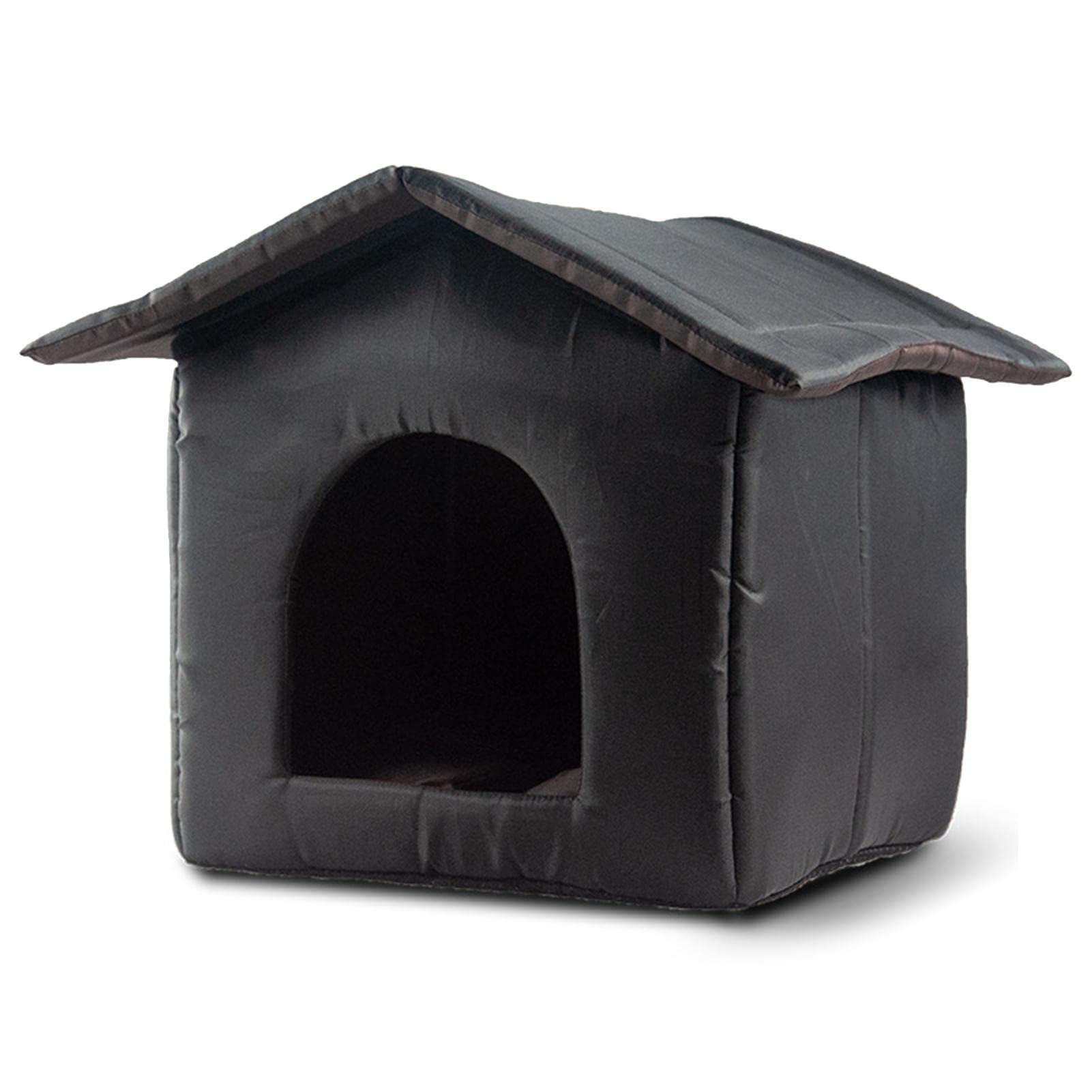 Casa para Gatos al Aire Libre, Casa para Gatos Resistente a la Intemperie Refugio para Gatos Salvajes con Alfombrilla Blanda extraíble, para Interior/Exterior
