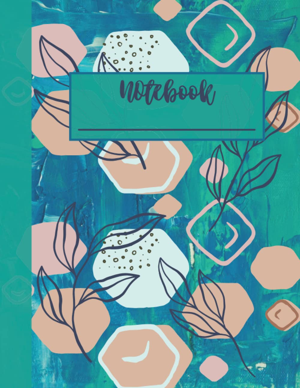 Notebook: Cute, Colorful and Fun Styled, 8.5x11in, 100-pageBlank Lined Notebook