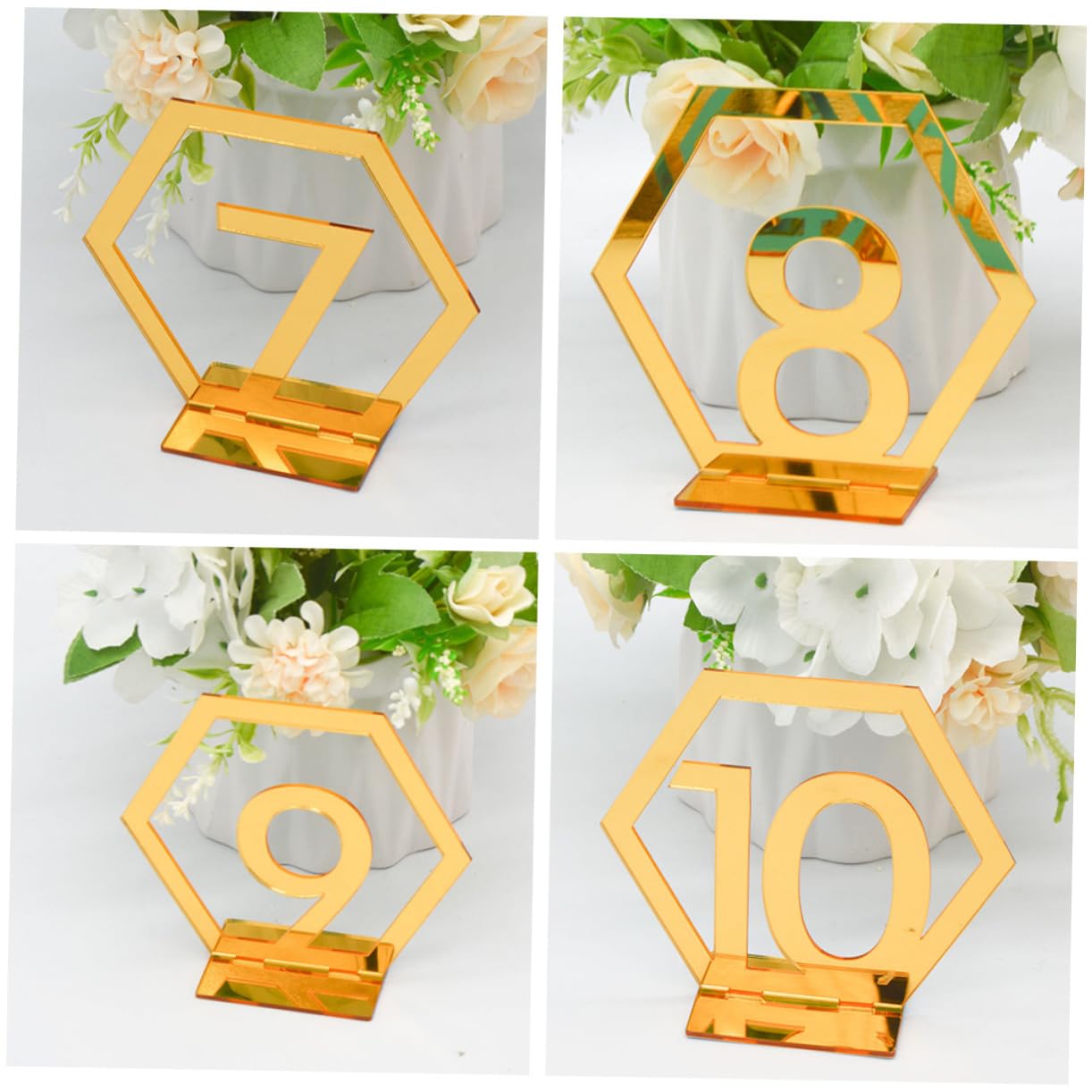 Alipis 30stücke Teiliges Goldene Hochzeits-tischnummern Spiegelnd Elegant Für Hochzeitsfeiern Partys Wiederverwendbare Tischdeko Zahlen Platzsparend Und Langlebig