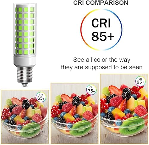 Miniatura 10 de Paquete de 3 bombillas LED de repuesto para espejo de maquillaje cosmético con aumento iluminado de doble cara, equivalente a una bombilla