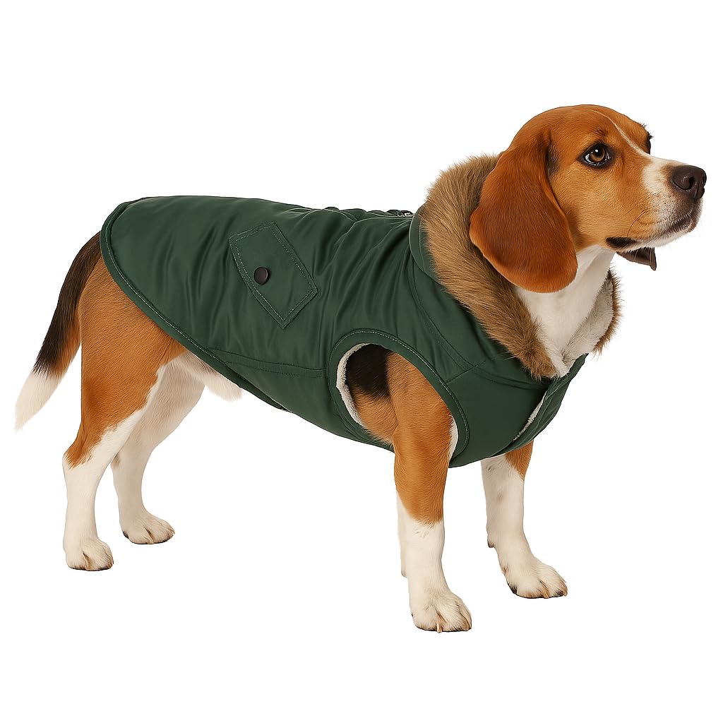 Flamingo WINTER COAT KIMO GREEN 45CM