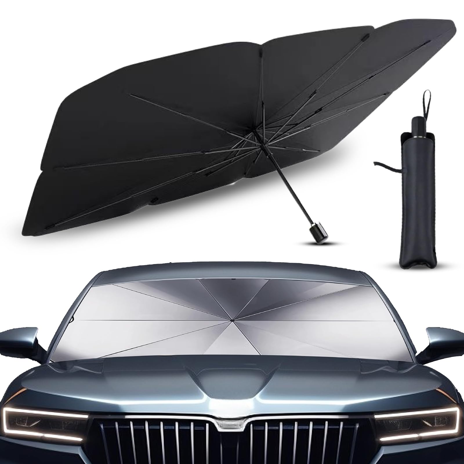 HFFTYU Car Windshield Sun Shade for Toyota Land Cruiser 250 2024