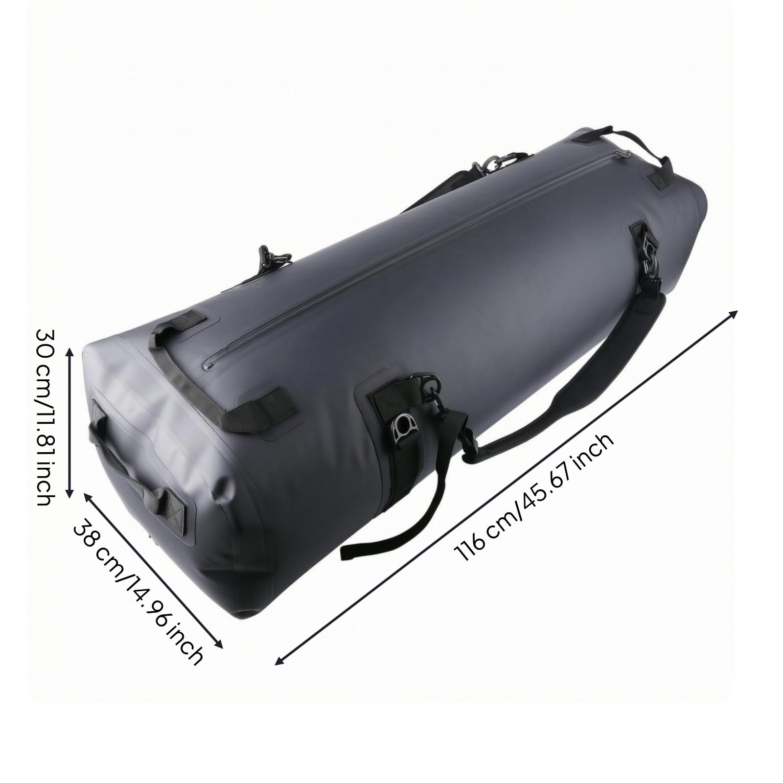 harayaa Waterproof Travel Pack Wasserdichter Rucksack Trockensack Seesack Outdoor Tasche aus 840D Nylon mit TPU Beschichtung Und Luftdichtem Reißverschluss