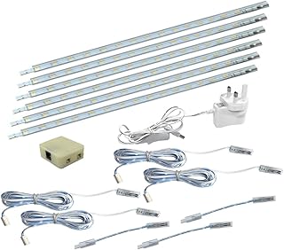 6 x 30cm Plug in LED Warm White Under Kitchen...,