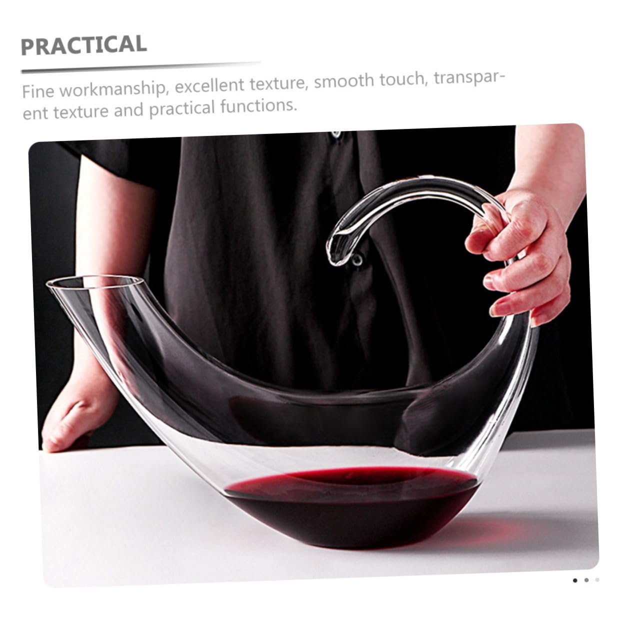 Cabilock Decantador De Vino Jarra De Oxigenador Dispensador De Agua Diseño Creativo Decoración Para Casa