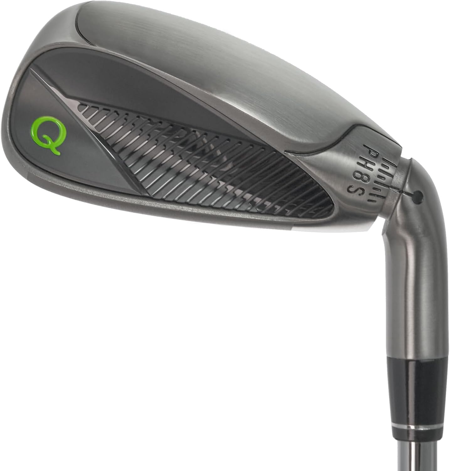 Q Gen 2 Adjustable Golf Club (Steel Shaft) - Durable 2-Part Travel Shaft - 8 Settings from 4° Putter to 60° Lob Wedge - Men & Women