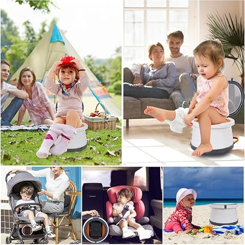 image for SunnySmile Portable, Foldable Potty seat for Toddler, Training Toilet 