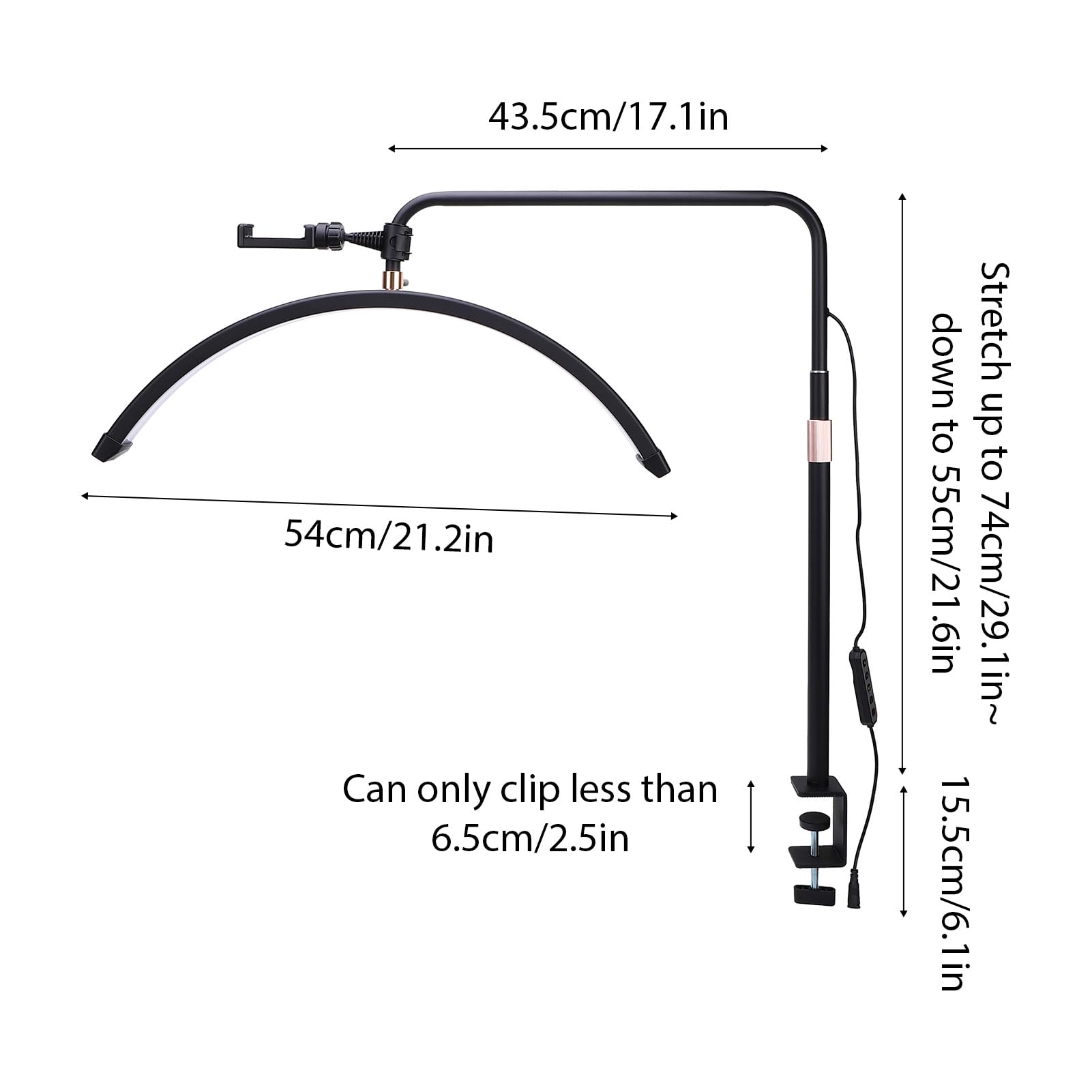Lámpara LED Flexible con Control Remoto para Fotografía de