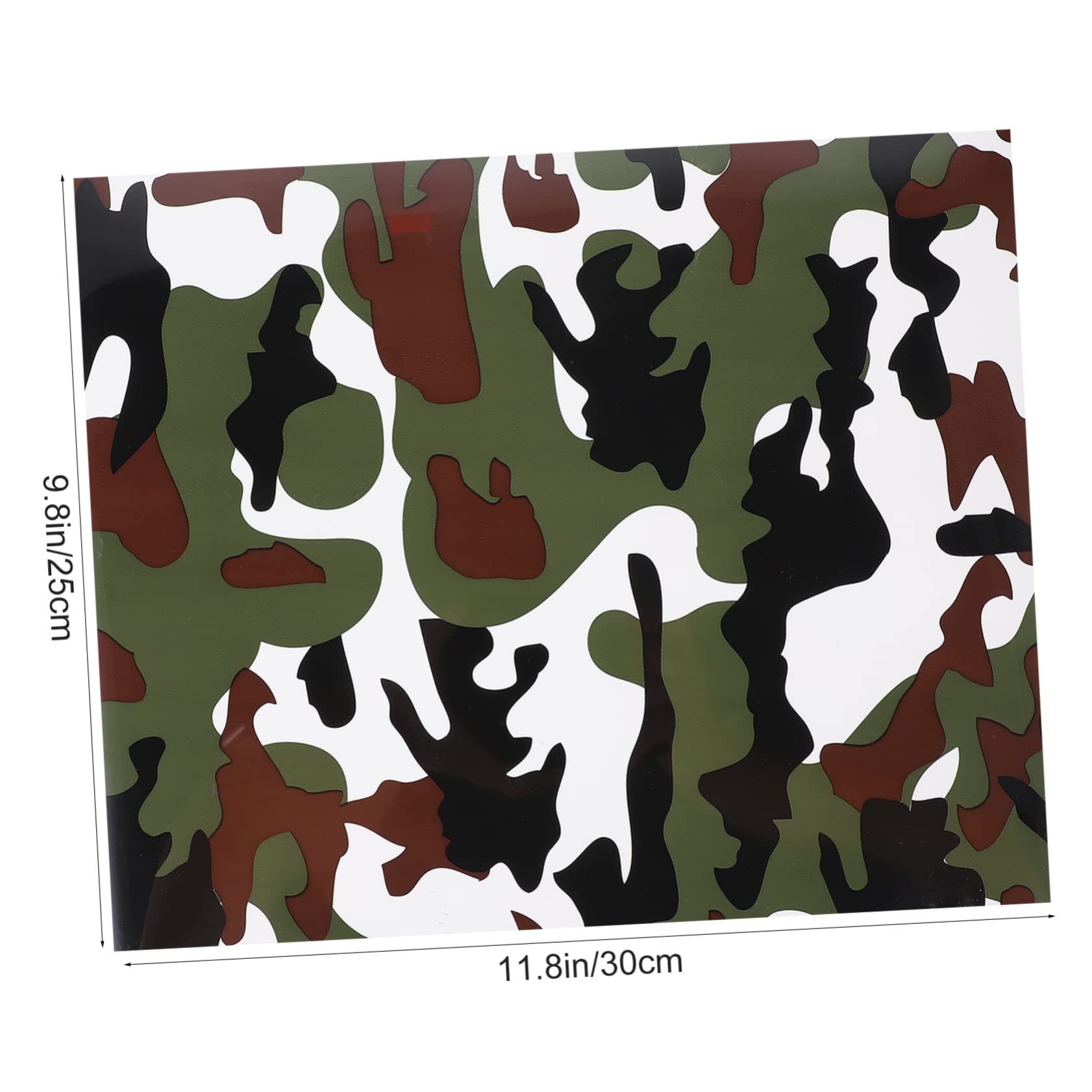 ARTIBETTER 5pcs Iron-on Heat Transfer Vinyl Craft Film Multi-Style Thermal Film for Shirts Bags and Textiles