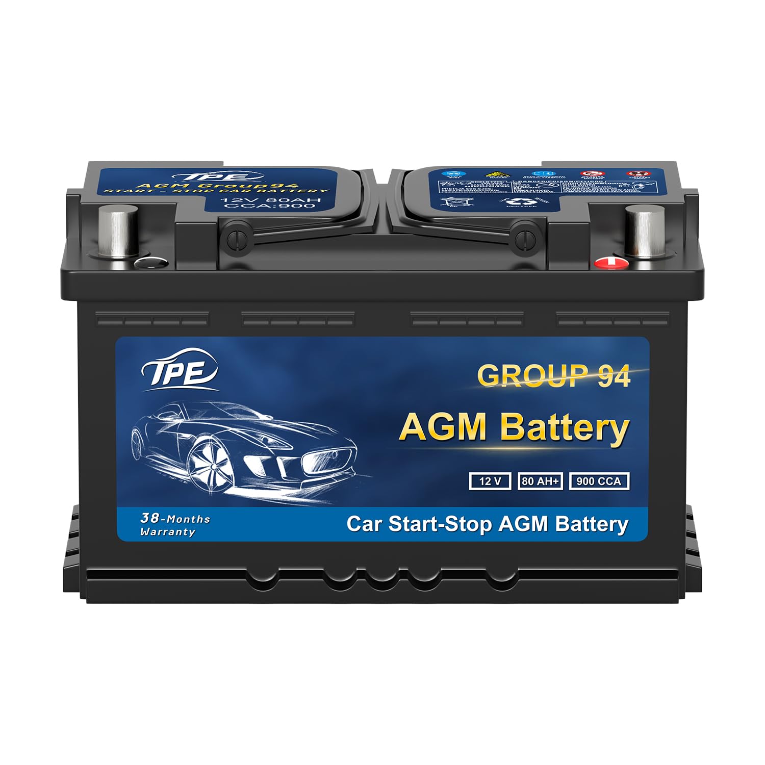 TPE 94R Car Battery AGM