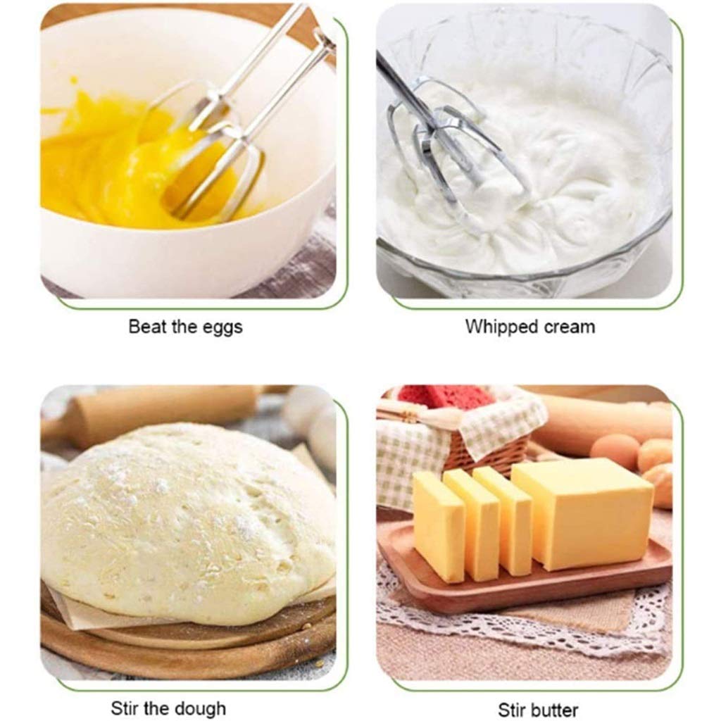 Mezclador de Alimentos de Mano de 5 velocidades 220V Barra de agitación Doble batidor de Crema batidor de Huevos eléctrico Pastel Mezclador de Masa de Pan licuadora