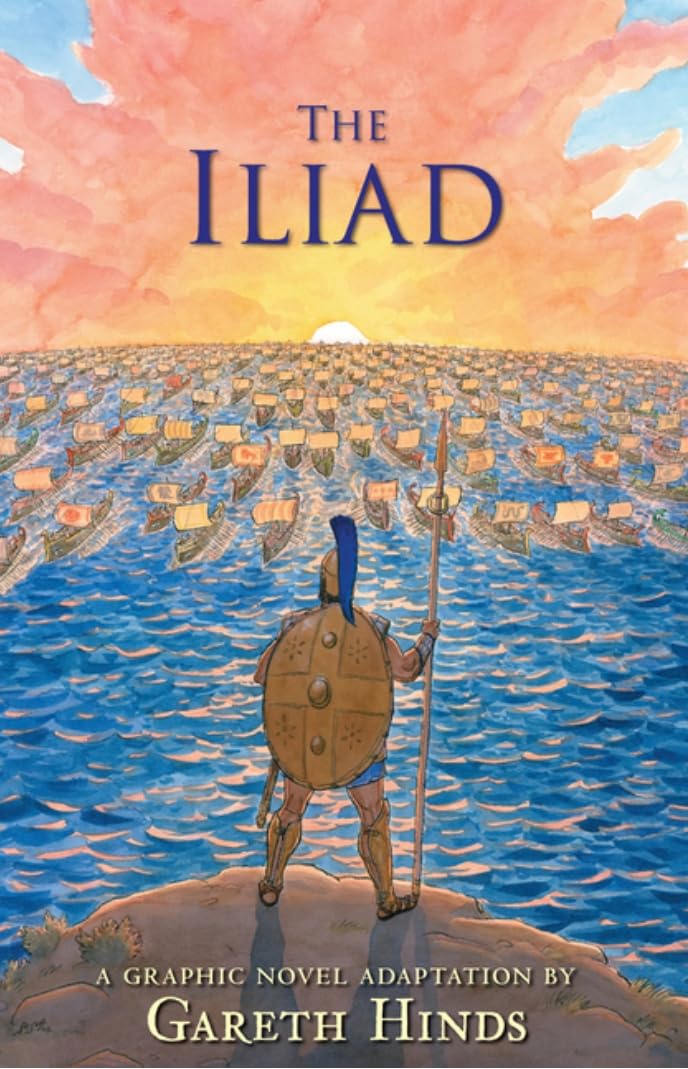 Gareth Hinds 6 Books Graphic Novel Collection Set (Paperback) – Includes: The Iliad, The Odyssey, Romeo and Juliet, Macbeth, Beowulf, Poe      Paperback – August 1, 2017