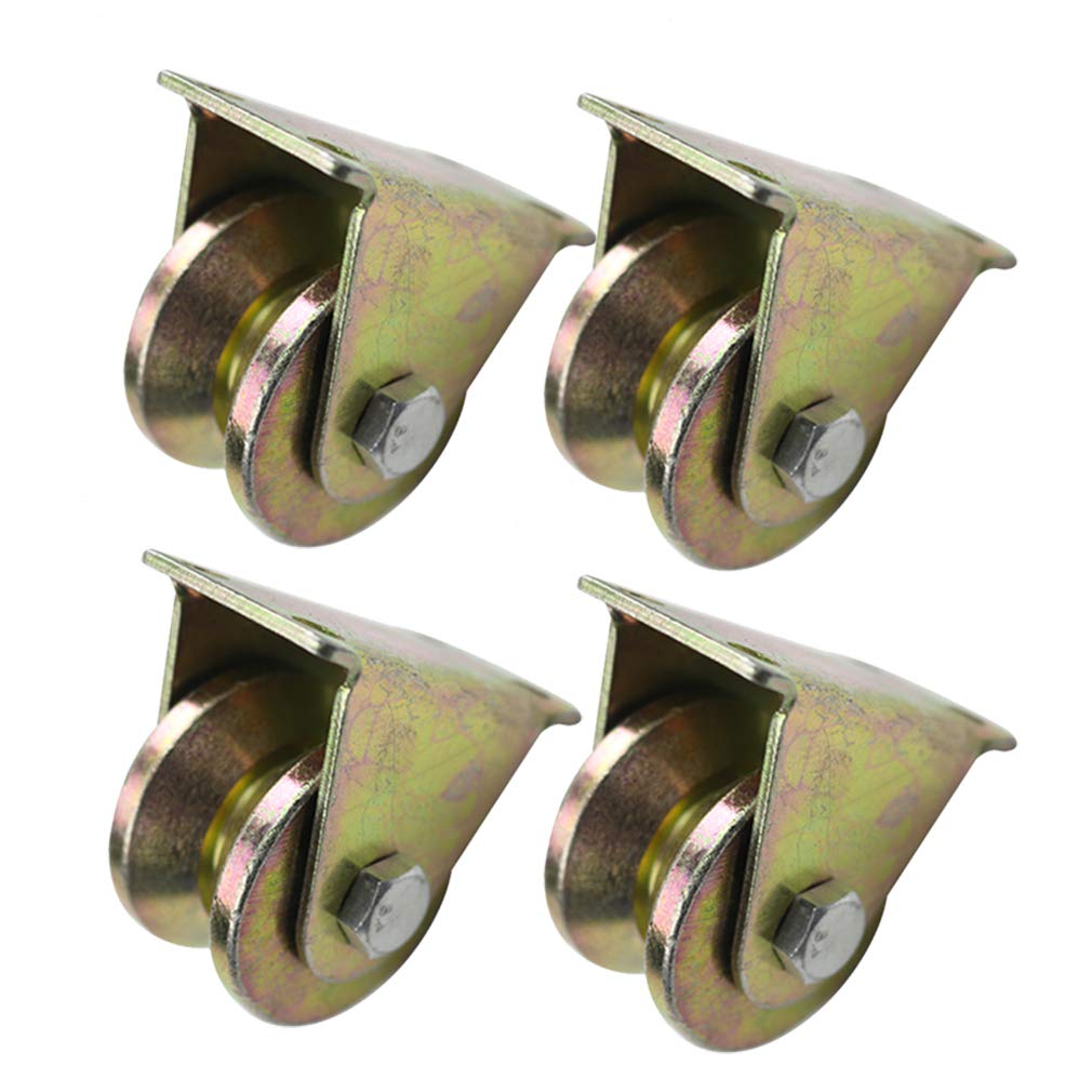 Rotelle Rigide Per Cancello, Puleggia A U In Acciaio Inox, Carrucola - Foto 2