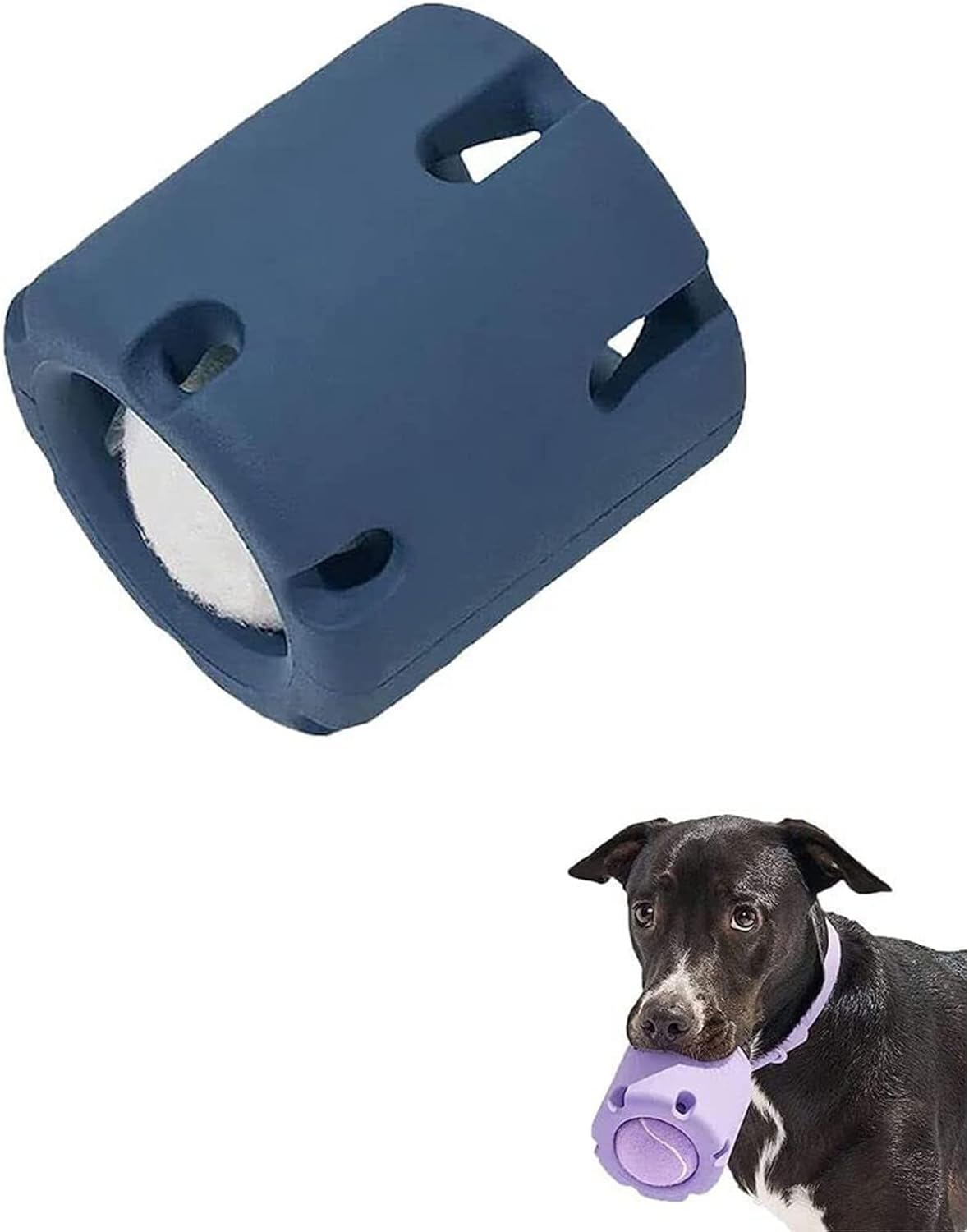 Tennis Tumble Puzzle Toy, Dog Tennis Cup,Interactive Chew Toys for Dogs