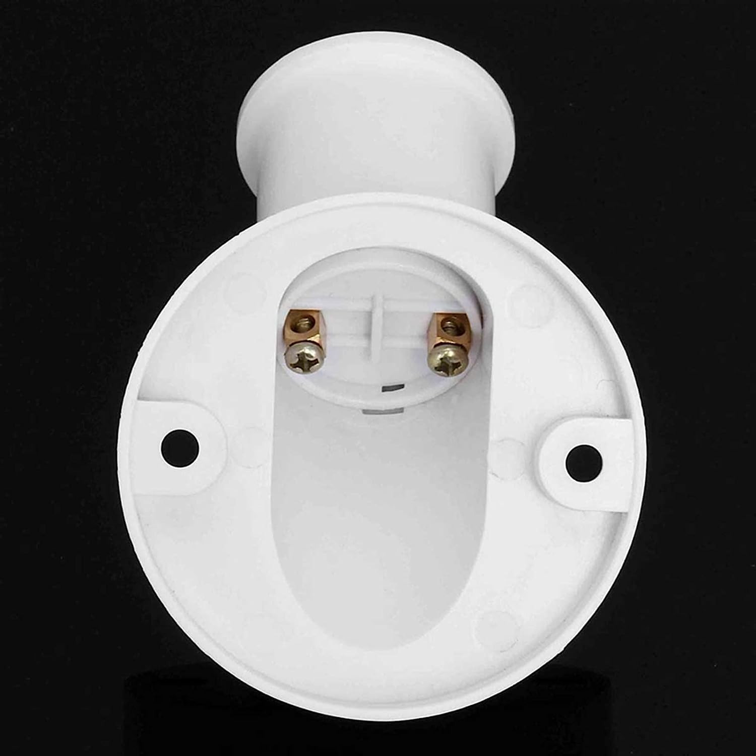 Adapter gniazda lampy, złącze bagnetowe, konwerter podstawy gniazda lampy, adapter gniazda, opakowanie 10 szt. E27 Gniazdo lampy Śruba kątowa 45 stopni Plastikowa podstawa żarówki Kinkiet Adapter gnia