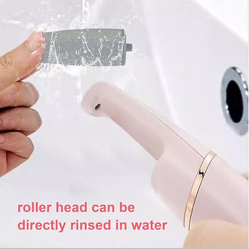 Miniatura 4 de Cabezal de repuesto, 10 piezas de repuesto eléctrico de repuesto para lima de pie, cabezal de rodillo grueso y fino accesorio para el cuidado del