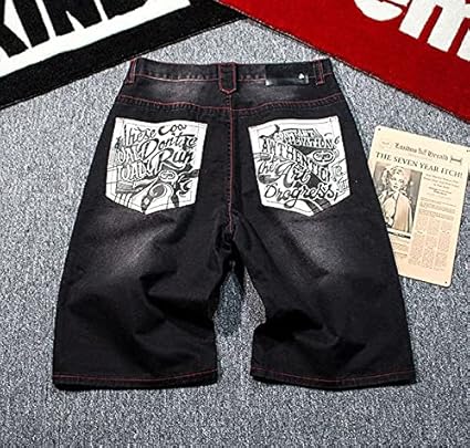 ARME デニムハーフパンツ ショートパンツ デニムパンツ ジーパン バギー デニム ハーフパンツ ジーンズ メンズ ルーズフィット ヒップ
