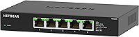 Vista 8 de NETGEAR - Conmutador Easy Smart Managed Essentials Gigabit Ethernet de 5 puertos - Para escritorio o pared, hub de red doméstica, bifurcador