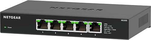 Miniatura 8 de NETGEAR - Conmutador Easy Smart Managed Essentials Gigabit Ethernet de 5 puertos - Para escritorio o pared, hub de red doméstica, bifurcador