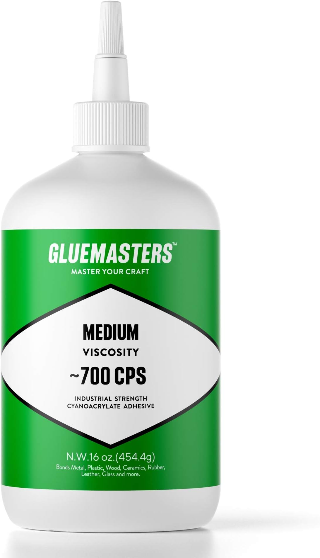 Industrial Grade Cyanoacrylate Adhesive - Medium Viscosity Super Glue for Woodworking, 3D Printing
