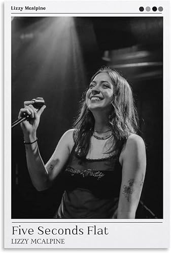 BYEDIZ Lizzy McAlpine - Póster plano de cinco segundos 03, lienzo decorativo para pared, pintura artística para sala de estar, dormitorio,