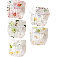 of 3pcs / 5pcs 0-12 Months Baby Diapers and Absorbent Nappies for Sensitive Skin and Four Season Use Cotton Nappies