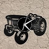 hhhjjj Reloj de Pared de Vinilo para Familiares y Amigos decoración del hogar Dormitorio Retro salón Bar decoración decoración del hogar Mejor Regalo para Novio