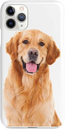 Vista 8 de Inspired Cases - Compatible con iPhone 13 Mini - Funda protectora con textura 3D para Apple iPhone 13 Mini - Golden Retriever