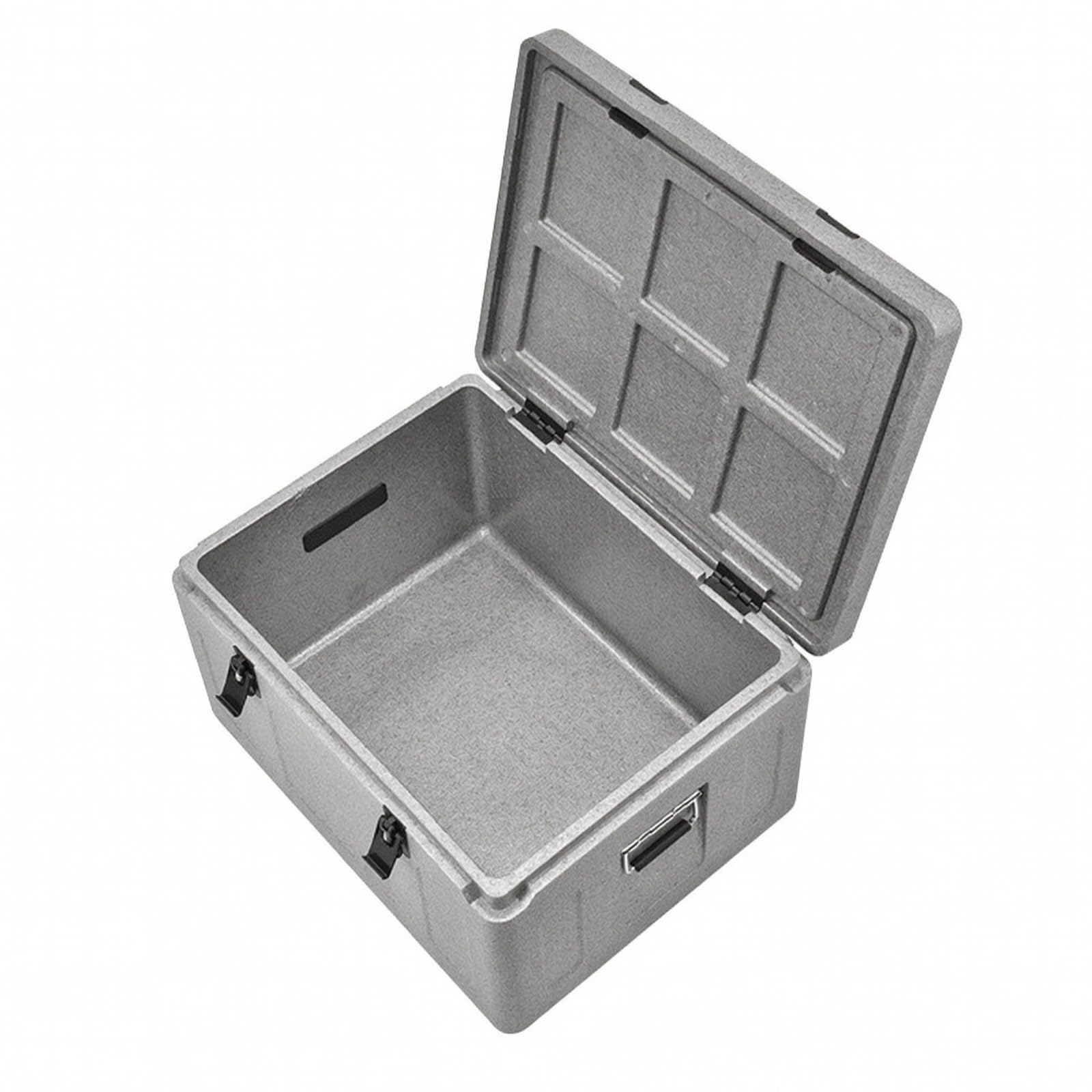 Gralara Lebensmittelecht Kühlbox mit Griffen Großes Fassungsvermögen aus 81L, Isolierbox mit Deckel, Leicht, für Schulkantinen