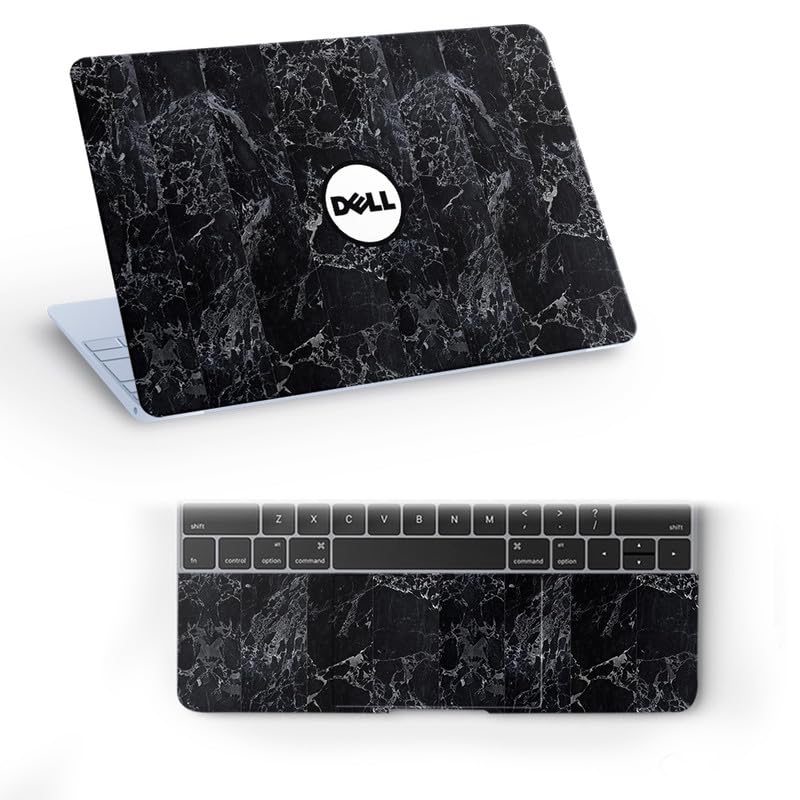 Image of Galaxsia DL230 Top+Wrist Pad Vinyl Laptop Skin /Sticker /Cover for 17 to 17.3 Inches Laptops Laminated-Removable-HD Quality Compatible for Dell (16.5x11 Inches)