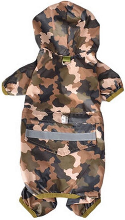 Fashion Raincoats for Dogs Camouflage - Large