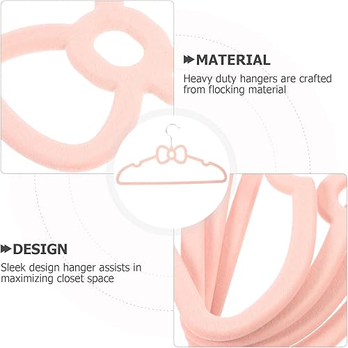 Miniatura 5 de 10 perchas de terciopelo de alta calidad, antideslizantes, delgadas, flocadas, de fieltro, resistentes, perchas duraderas con lazo para ahorrar