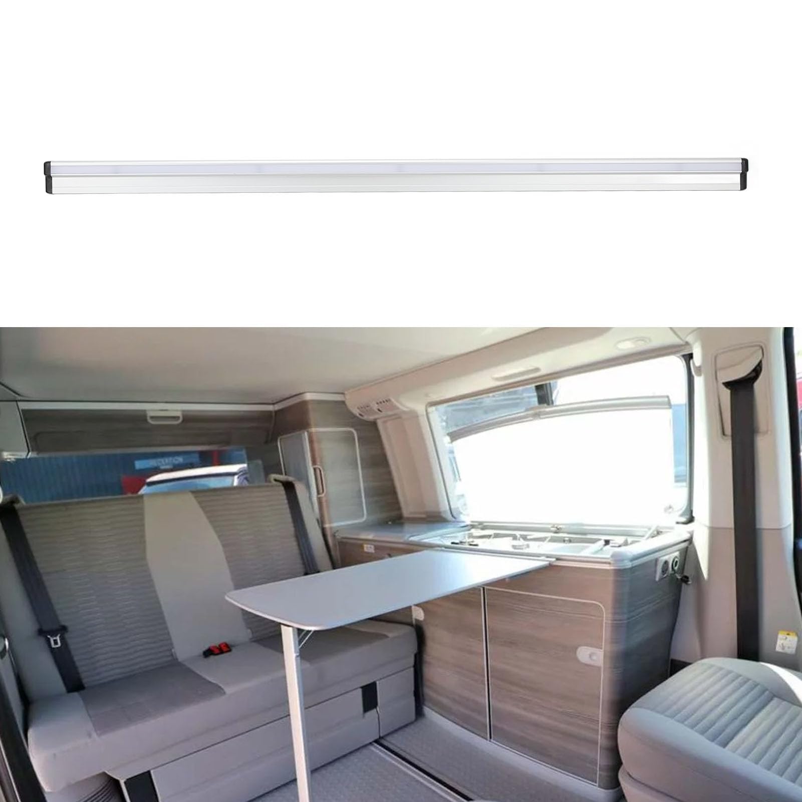Rail coulissant de table RV, rail coulissant de bureau en alliage d'aluminium pour camping-car, yacht, caravane, camping-car, voyage, camping, meubles portables
