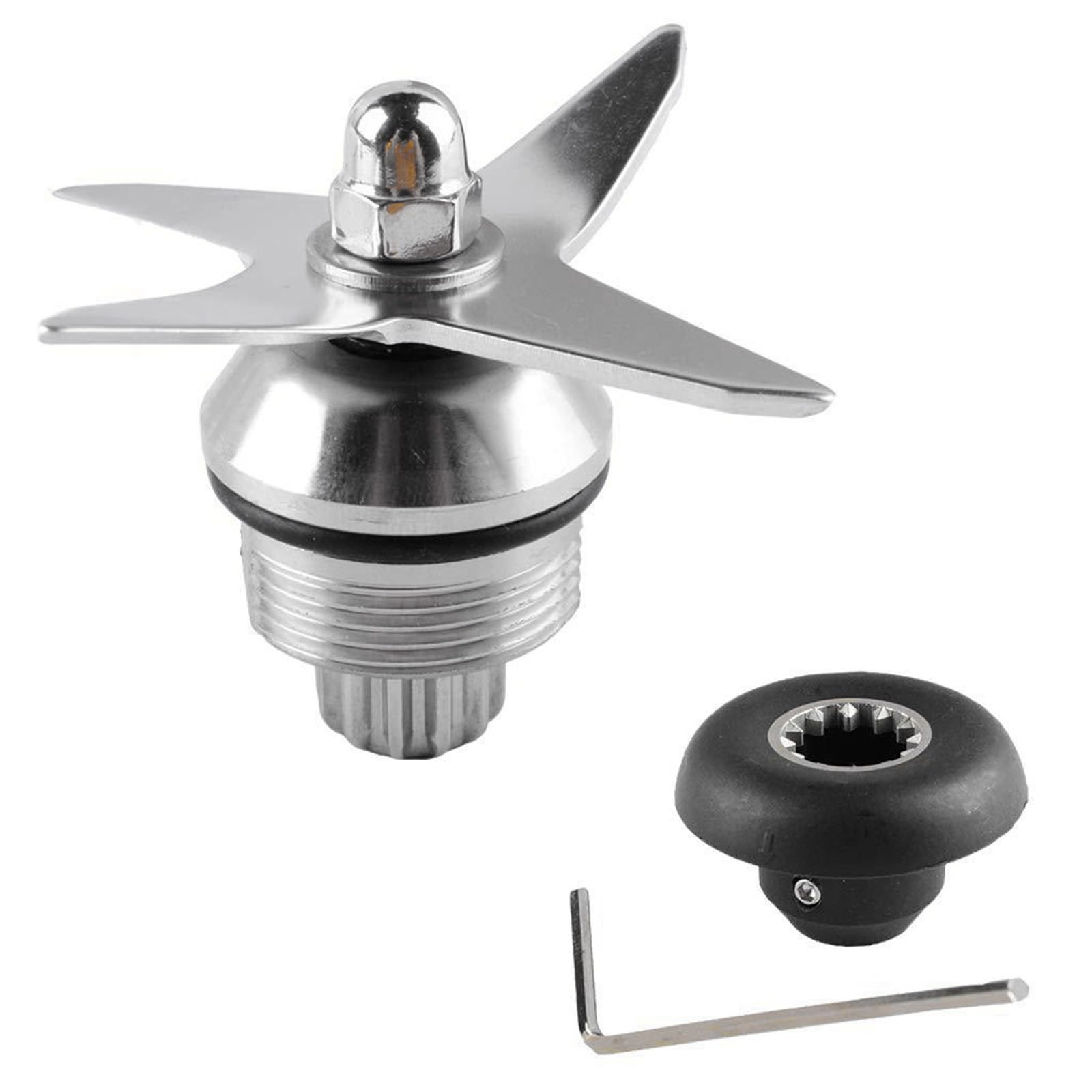 Buxuaaaa Toothless Stainless Steel Hardened Mixing And Cutting Cutter Ice Crusher For 5200 5500 Blending Part Easy Cleaning Accessories Industrial Replacement
