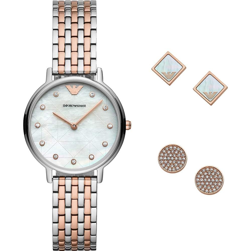 Emporio Armani Kappa Analog White Dial Womens Watch-AR80019 (B07KB3GPB2) Amazon Price History, Amazon Price Tracker
