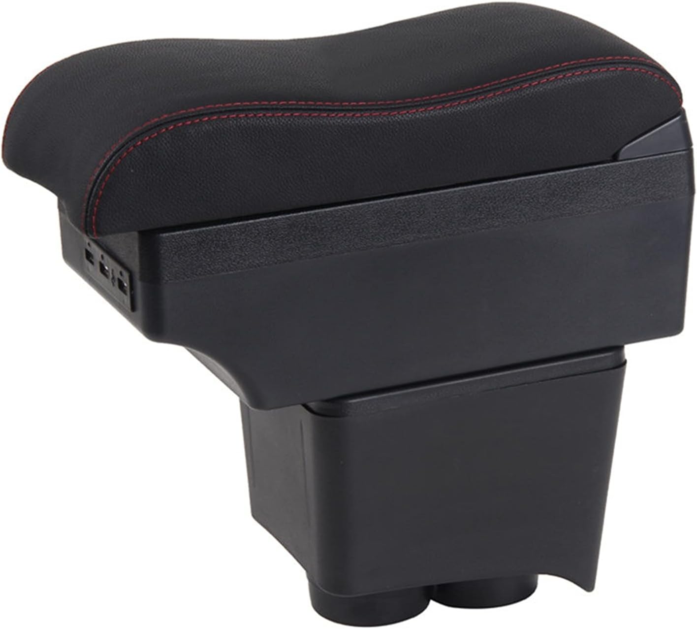 Armrest Box Armrest Box For P-olo Mk4 2002-2009 For V-ivo 2010 Leather Arm Rest Center Console Storage U-SB Car Accessory