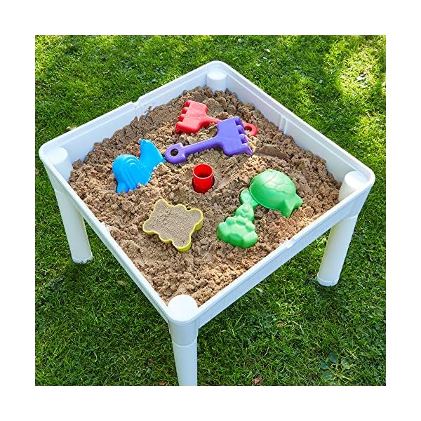 Liberty Children's 6-in-1 Play Multi-purpose Red and White Activity Table, Ideal Size - Image 7