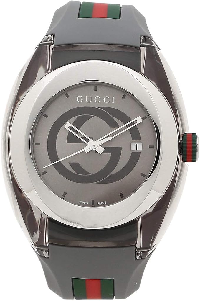 グッチ 時計 レディース メンズ シンク 46mm ユニセックス クォーツ 2 Ya137109 グレー 並行輸入品 腕時計 腕時計 通販 Amazon