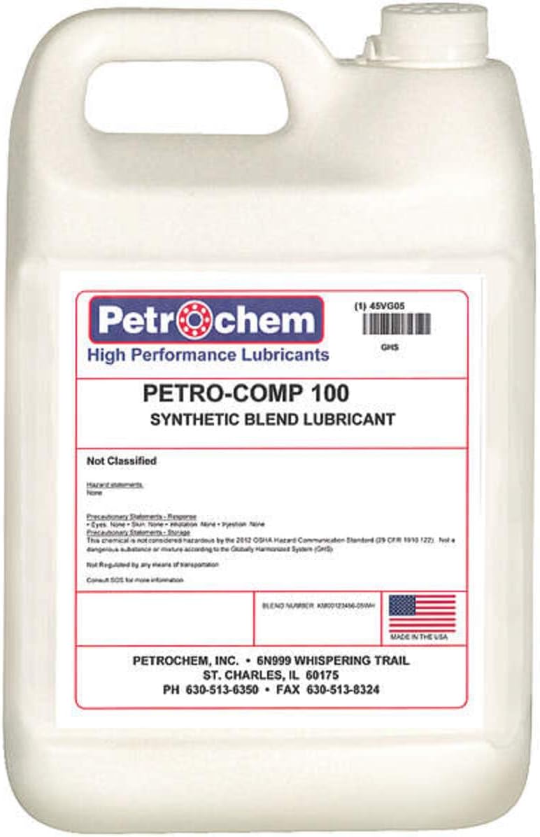 Compressor Oil, 1 gal., Jug, Synthetic Oil