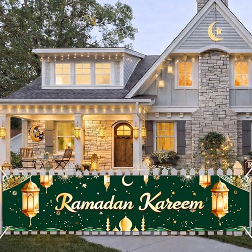 BlissYard Ramadan Kareem �o�i�[ 78 x 17�C���` �C�X�������̋x�� �� �w�i�� �z�[���p�[�e�B�[ �|�[�`�t�F���X �C�x���g �M�� ���j�� ���� ���� ���O �w�i �@���I
