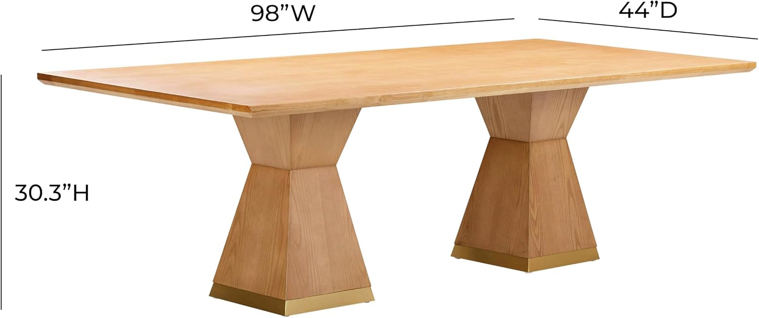 Tov Furniture Nolan Natural Wood Dining Table