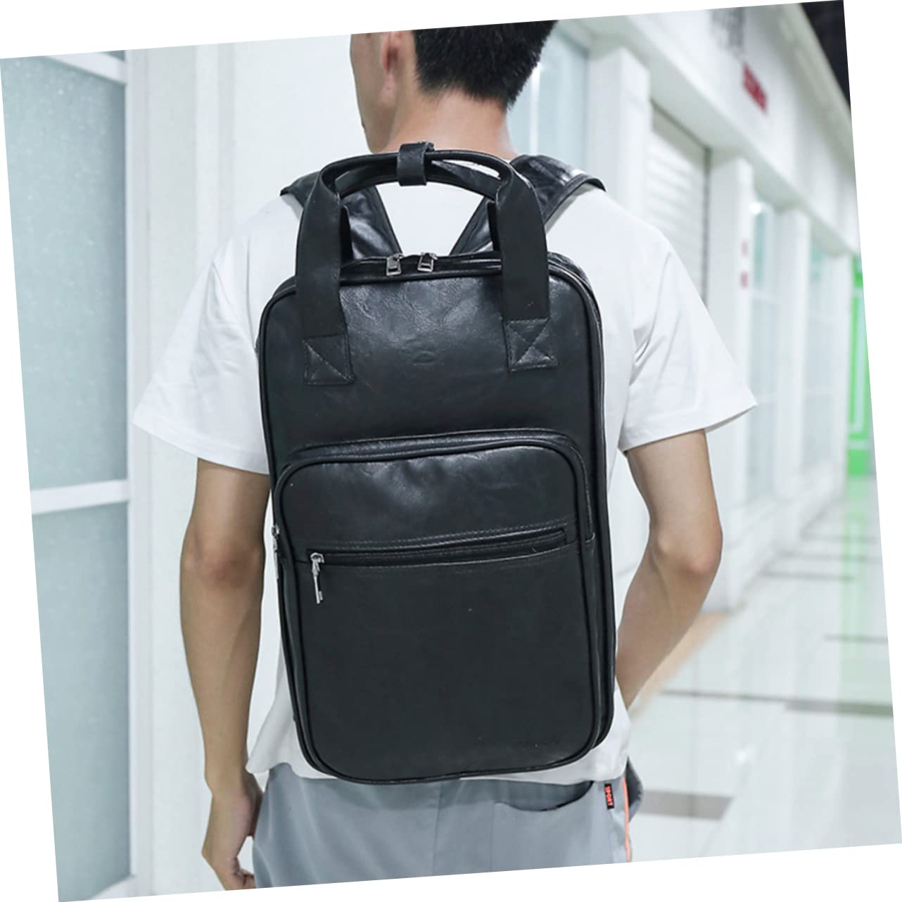 Borsa per Bacchette da Batteria in Pu+ Cotone + 420d, Resistente e Capiente per Spartiti e Libri, per Studenti e Insegnanti