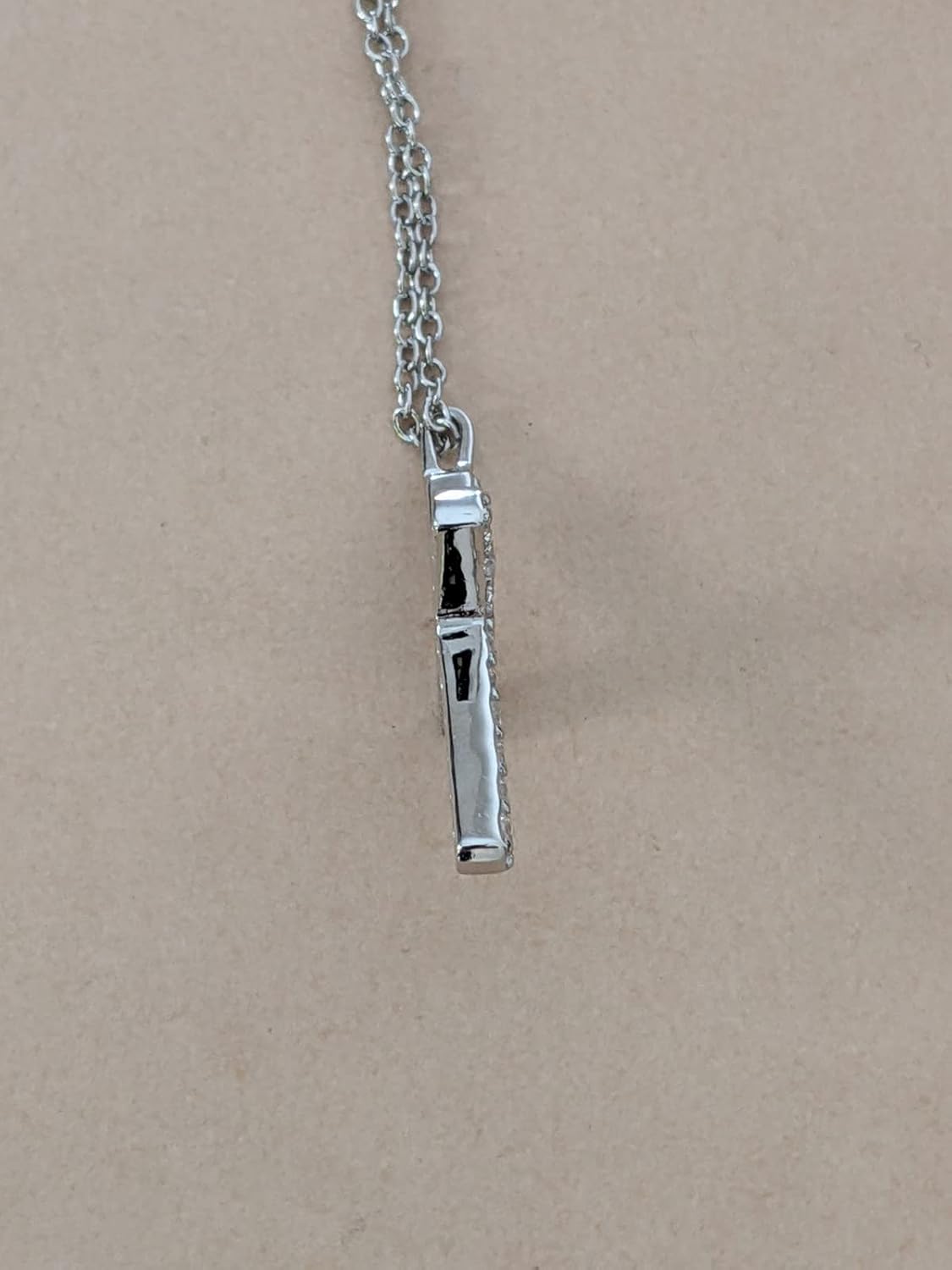 Cross Necklace 925 Sterling Silver & Cubic Zirconia/Real Silver/Vacation Jewelry/Gift for Her - Image 7