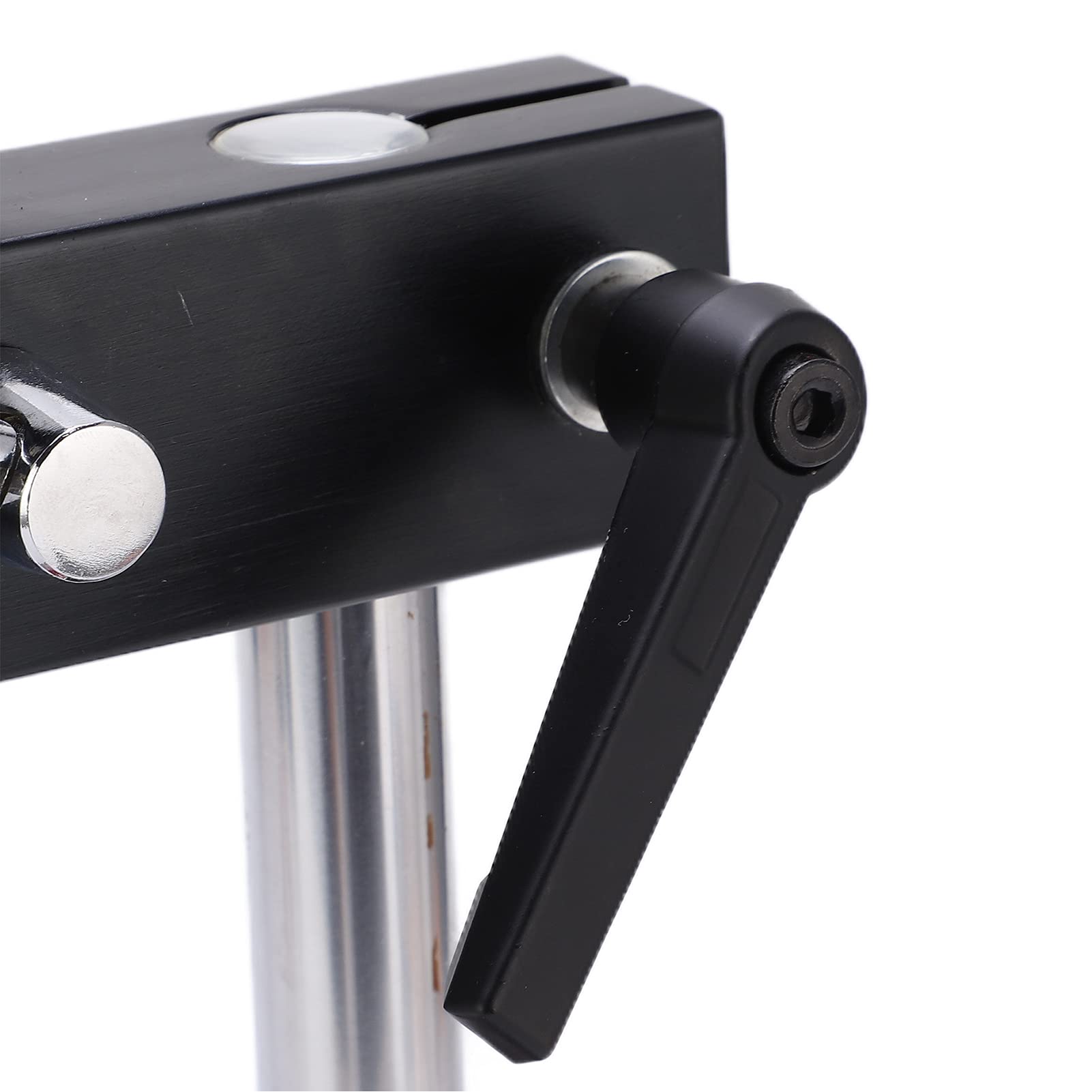 FTVOGUE Soporte para Probador de Dureza, Soporte Duradero de Metal y Vidrio para Durómetro Shore, Perfecto para Pruebas de Caucho y Espuma en Casa o Laboratorio, Tamaño 6,3x4,7 Pulgadas
