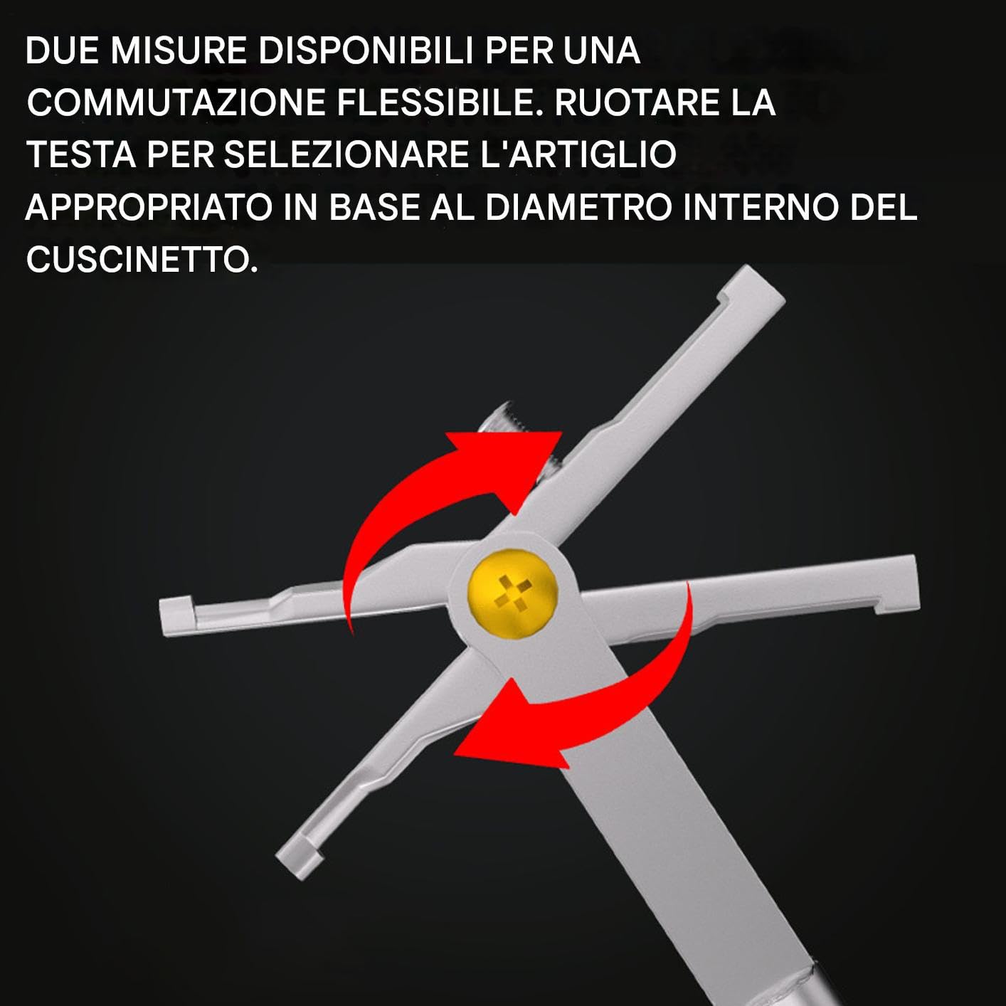 Estrattore Per Cuscinetti Interni | Doppia Testa Per Uso Intensivo | Strumento Rimozione Cuscinetti Interni Auto - Per Auto, Garage, Officina Meccanica, Installazione Ingranaggi, Estrazione Alberi, Ri