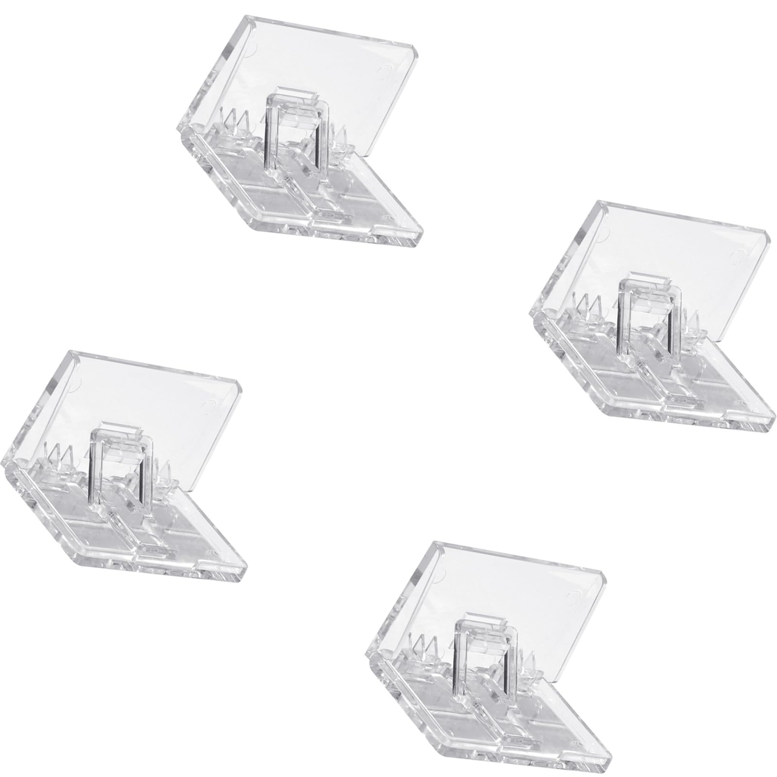 4pcs Window Security Stoppers with Locking Mechanism Rustproof Adjustable for Humid Climates Balconies Window Restrictors