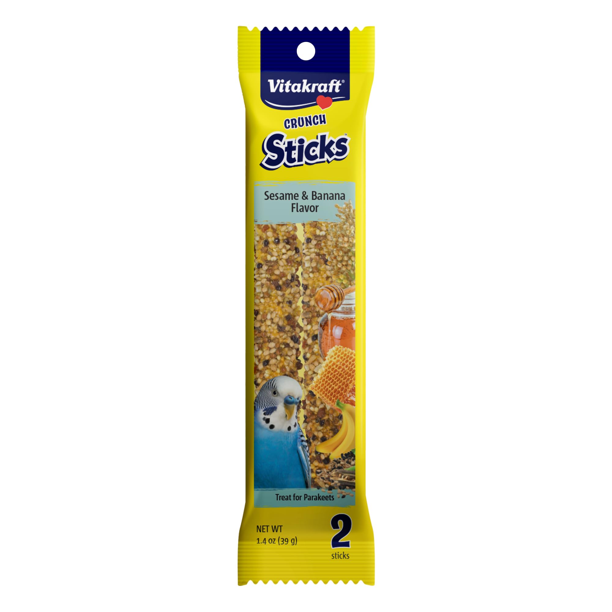Vitakraft Crunch Sticks Parakeet Treat - 2 Sticks